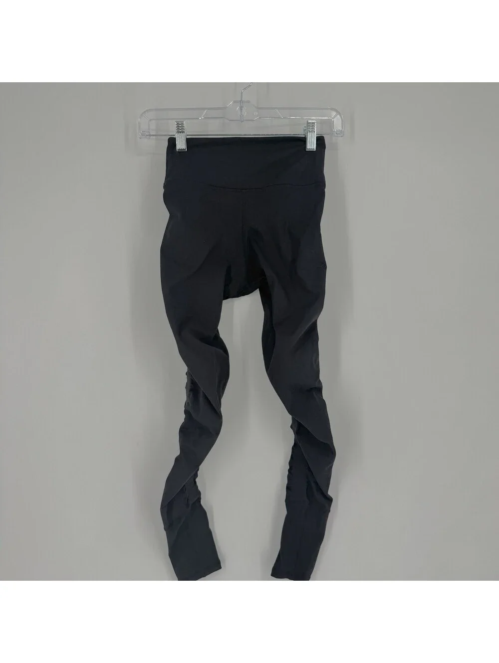 Sweetflexx leggings womens 2  black high rise ankle resistance band compression